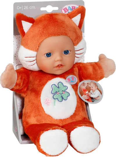 ZAPF Creation Baby Born Μωρό Κούκλα Fox Pattern Clothes 26 εκ.
