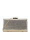 Γυναικείο Clutch από Συνθετικό Δέρμα Χρυσό