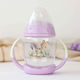 Kiokids Lavender Bunny Εκπαιδευτικό Μπιμπερό Πλαστικό με Λαβές Λιλά για 6m+ 270ml