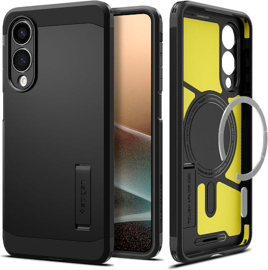 Spigen Tough Armor Magsafe Back Cover Silicone / Plastic 2mm Black (Galaxy S25 Edge)