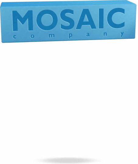 Mosaic Wax Blue Candle