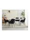 Scaune Bucătărie Catifelate Negre 1buc 56x62x83.5buc