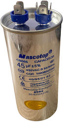 Mascotop Capacitor AC 45μF 1pcs 001448