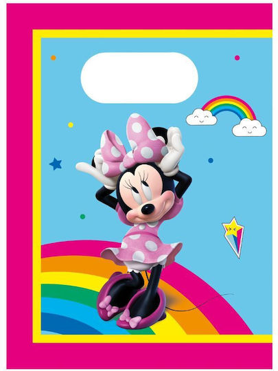 Procos Paper Bag for Gift with Theme "Minnie" Multicolored 4pcs