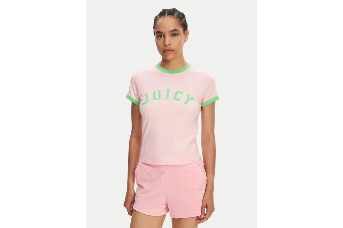Juicy Couture Women's Athletic T-shirt Fuchsia JCWCT125320-105