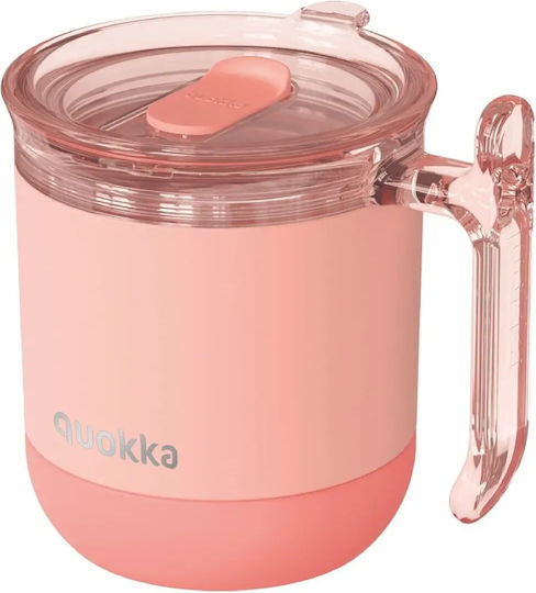 Quokka Pahar Termos Din Oțel Inoxidabil Fără BPA 260ml Roz Piersică