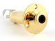 End Pin Acoustic Takamine Jack Stereo Gold