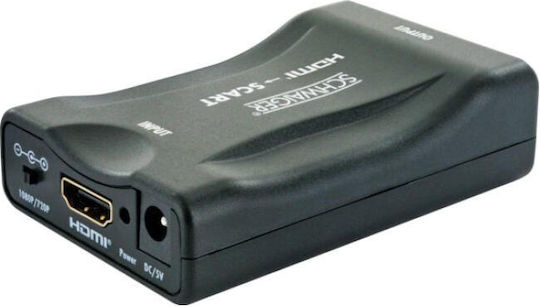 Convertor Schwaiger HDMI SCART Priză HDMI > Priză SCART