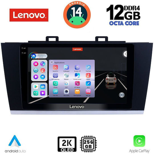 Lenovo Car Audio System for Subaru Legacy / Outback 2014-2019 (Bluetooth/USB/WiFi/GPS/Apple-Carplay/Android-Auto) with Touch Screen 9"
