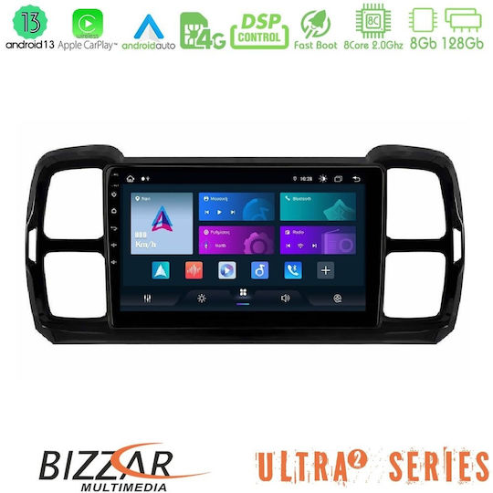 Bizzar Sistem Audio Auto pentru Citroen DS5 2017-2021 (Bluetooth/USB/WiFi/GPS/Apple-Carplay/Android-Auto) cu Ecran Tactil 9"