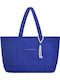 Ble Resort Collection Хавлиена Плажна Чанта Синя