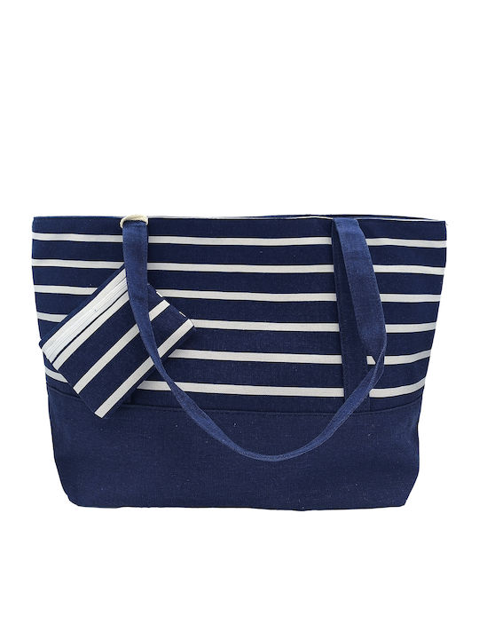 Gift-Me Stoff Strandtasche Blau