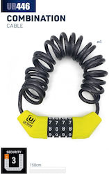 Urban Bicycle Helmet Cable Lock 150cm Ur446