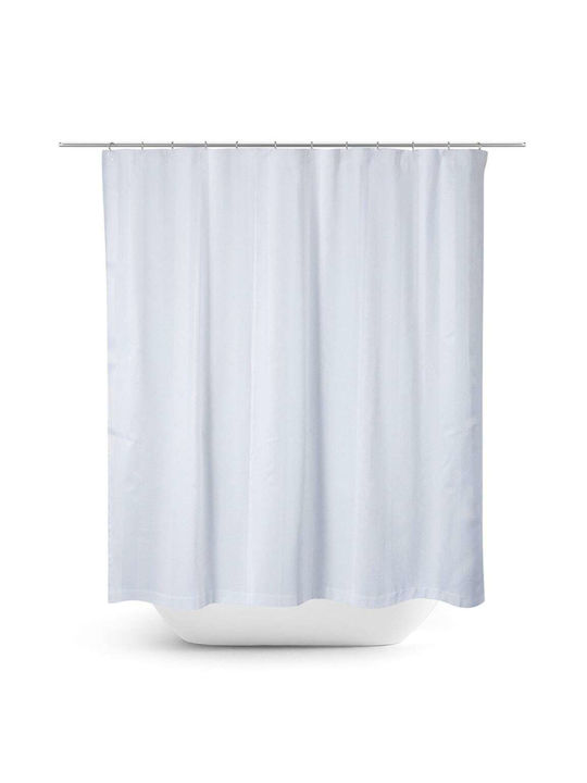 Pennie Κουρτίνα Μπάνιου 180x220cm Άσπρο