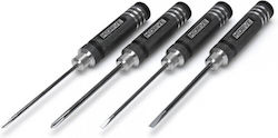 Set de șurubelnițe Mdrive cu cap plat + și în cruce 3 + și 4mm