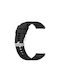 Λουράκι Σιλικόνης Ασημί Κούμπωμα Xiaomi Watch S4 Black