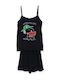 Odyssey Summer Babydoll Black