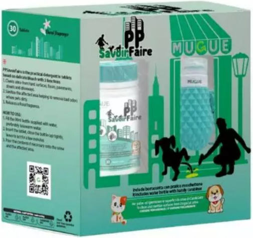 Mugue Savoir Faire Kit for Dog and Cat Odour and Stain Cleansing 90ml 2.5g