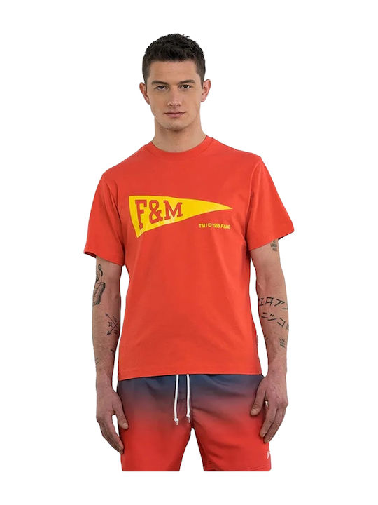 Franklin & Marshall T-shirt Κοραλί
