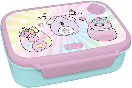 Must Team Plastic Kids' Food Container 0.8lt 'Squishcuties' x x 6cm