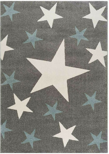 Star Παιδικό Χαλί Γκρι 200x290cm