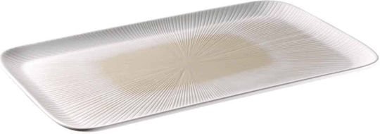 Blush Melamine Tray Gn 1/1 White Beige 53x32.5x2.5cm Aps Germany