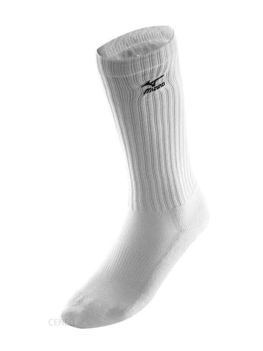 Mizuno Volley Αθλητικές Κάλτσες Λευκές 1 Ζεύγος