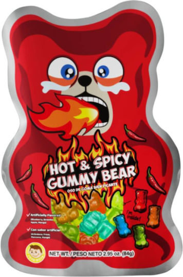 Pocas Hot N Spicy Gummy Bear 84g