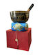 Klangschalen-Set Ø 15cm Handgefertigte Tiefe Meditationsschale