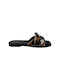 Naxos 644 Leather Mules with Heel Mocha
