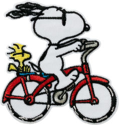 Peanuts© Snoopy Fahrrad-Aufnäher 18027 7,8 x 7,4 cm Selbstklebend Onp-18027