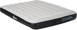 Надуваем матрак за къмпинг за 2 души с вградена електрическа помпа 220-240 V PVC сив черен 203x152x30 см Надуваем матрак за къмпинг за 2 души с вградена електрическа помпа 220-240 V PVC сив черен 203x152x30 см