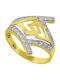 Antwnakakis Damen Ring aus Weißgold 14K