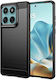 Techsuit Carbon Back Cover Silicone Black (Moto...