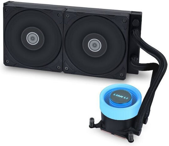 Lian Li GA II Lite 240 Water Cooling AIO CPU with 2 Fans 120mm