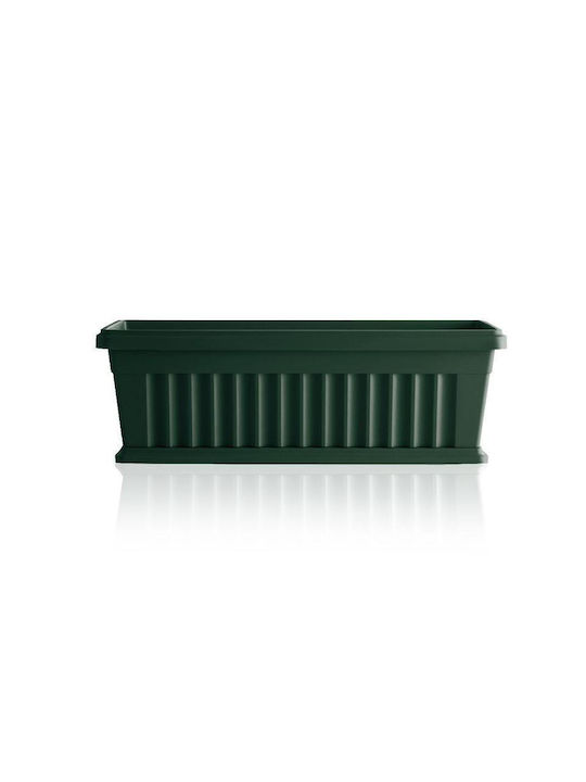 Bama Planter Box Plastic Dark green 50x18.5x16.5cm.