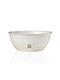Bama Pot Round Pot Plastic White 31x31x13cm.