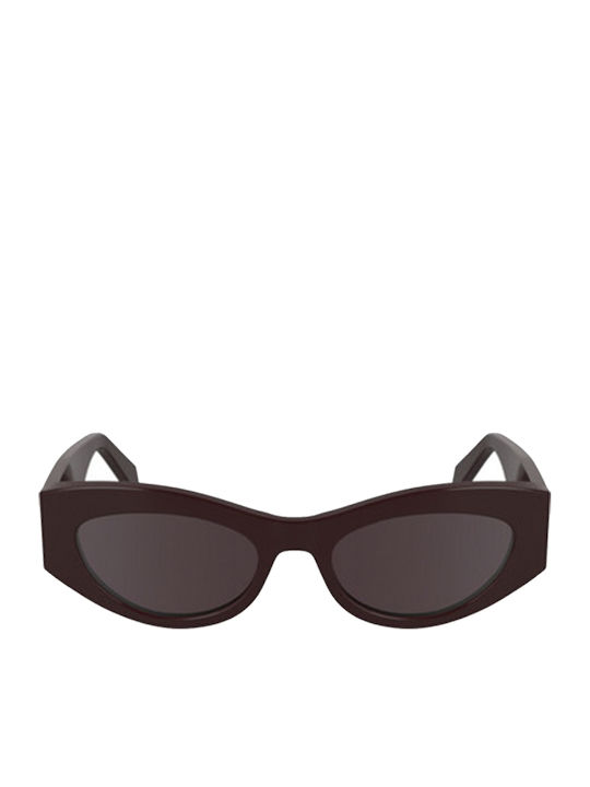 Calvin Klein Women's Sunglasses with Red Plastic Frame and Red Lens CKJ24626S 605