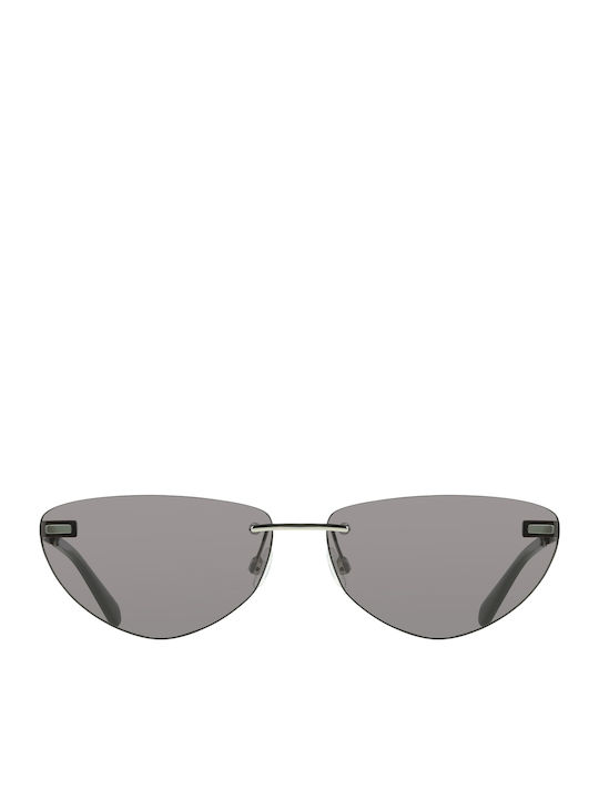 Calvin Klein Women's Sunglasses with Black Metal Frame and Black Lens CKJ25208S 043