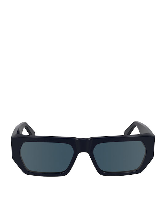 Calvin Klein Women's Sunglasses with Blue Plastic Frame and Blue Lens CKJ24625S 400