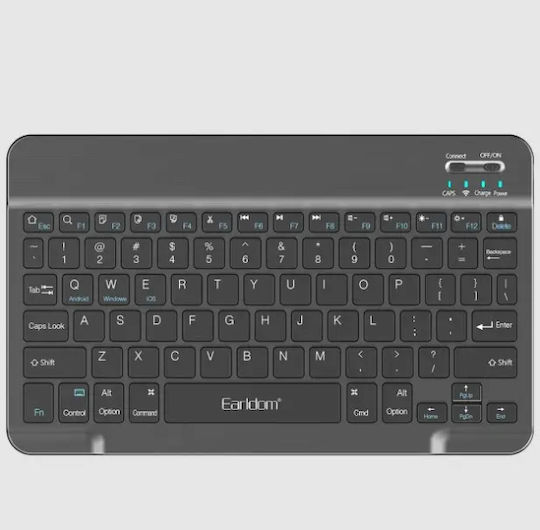 Earldom ET-KB6 Fără fir Bluetooth Doar tastatura pentru Tabletă Engleză US