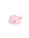 Flow Flow Night Light LED Whale Moby Battery Pink