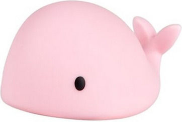 Flow Flow Night Light LED Whale Moby Battery Pink