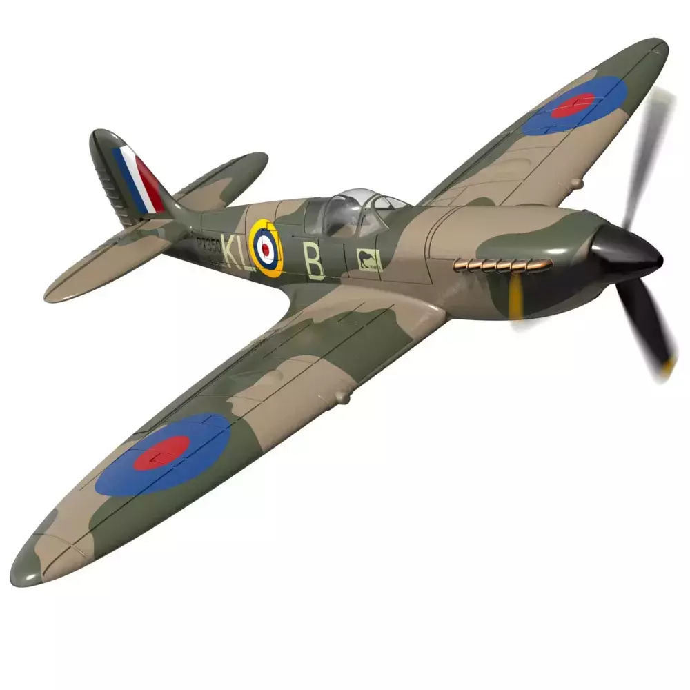 Spitfire Mini Rc Airplane 400mm Wingspan 15-minute Flight Time Bnf