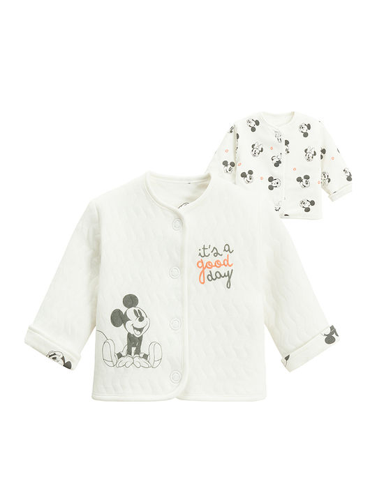 Kinderoberteile Langärmelig Weiß Mickey Mouse