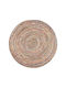 Rug Round from Jute Beige