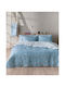 Kentia Dalida Coverlet Queen Size from Polyester 01 Blue 240x220cm