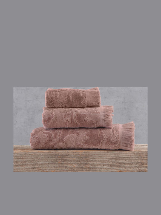 Rythmos Bath Towel Sienna 70x140cm Terracotta W...
