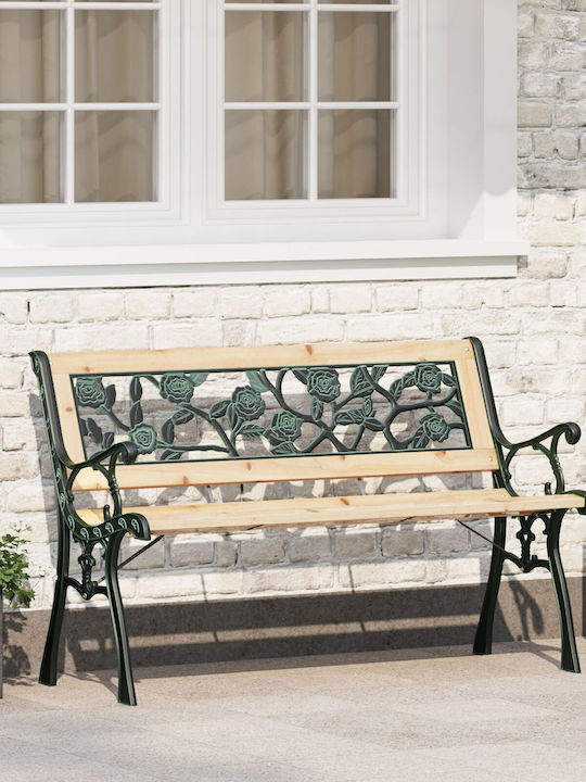 Παγκάκι Εξωτερικού Χώρου Ξύλινο 52.5x115.5x73cm
