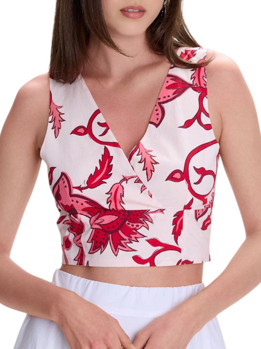 Γυναικείο Crop Top Floral Multicolor